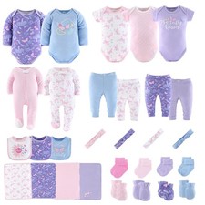 Baby Layette Gift Set for Girls - 30 Piece New Born Girl Gift Set, Baby Cloth...