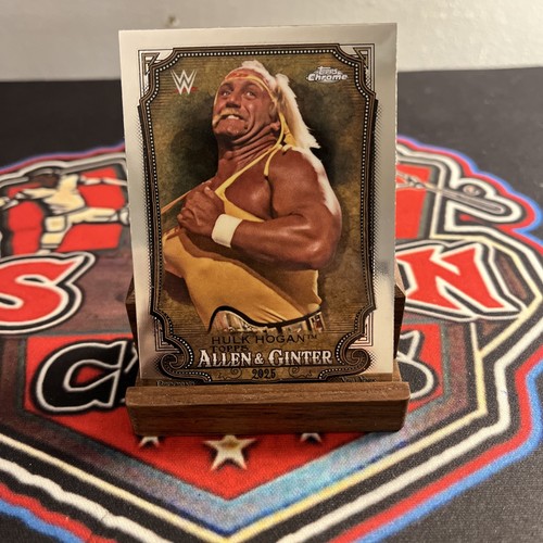 Hulk Hogan [Refractor] #AG-HHG 2025 Topps Chrome WWE Allen & Ginter card