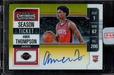 2023 Contenders PE Season Ticket Gold #111 Amen Thompson RC Auto 10/10 Sealed