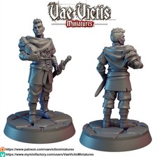 "Knight Squire" Vae Victis Miniatures D D Mordheim fantasy WHFB AoS Frostgrave