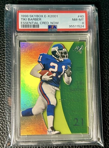 Tiki Barber [Essential Credentials Now] #40 1998 Skybox E X2001 card