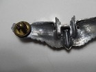 WW2 Army Air Force Aerial Gunner Wings 3"  Sterling rarer clutch back — photo 3
