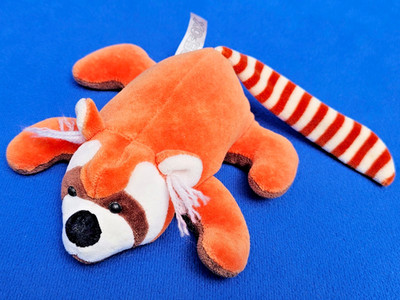FIREFOX BEBE PERLSACKTIERE FUCHS ORANGE FOX STOFFTIER HANDGENÄHT