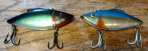 Leurres Vintage Bill Lewis Rat-L-Trap - Couleurs Chrome/Blue Back - Lot