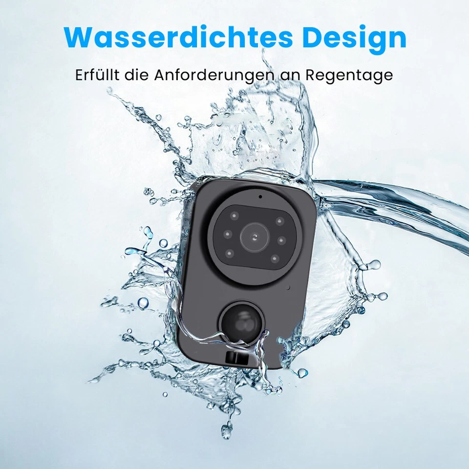 Mini Körperkamera 1080P HD Body Cam Video avi Camcorder Kamera Wasserdicht 1080P - Bild 4 von 4