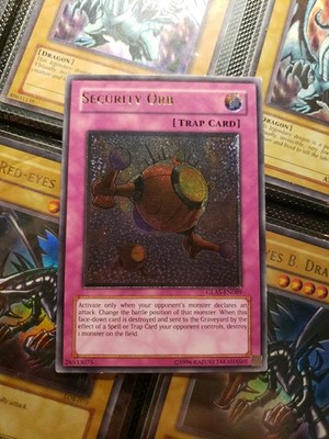 Yugioh Security Orb GLAS-EN089 1st Edition Ultimate Rare [Text Misprint]