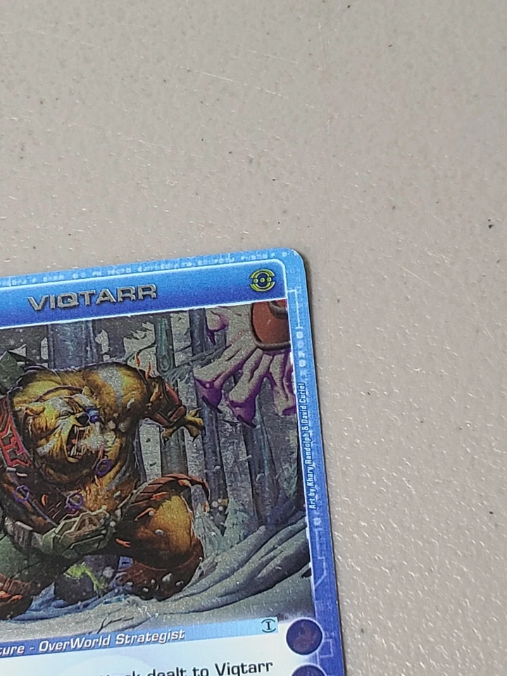 Chaotic TCG 3 Max EPS Viqtarr 9/100 SS 1st Ed Foil Rare (75/55/80/45/45) - LP - Image 3 of 4
