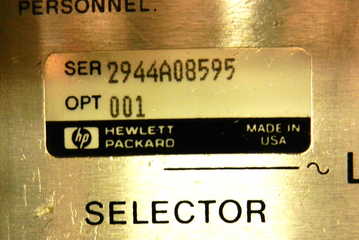 HP/Agilent 8447D Option 001 Dual Amplifier (0.1 - 1,300 MHz) | eBay