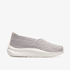 Clarks Originals Womens Solevana-Weave Grey 26187105