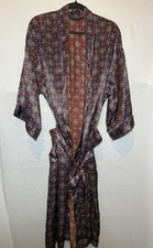 Vintage Christian Dior Monsieur Men  s Robe One Size Polyester Burgundy