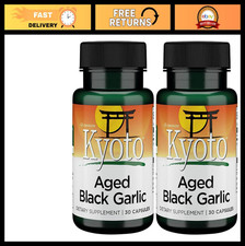 Aged Black Garlic 650mg - 30 Capsules 2 Pack - Immune Support  Antioxidants