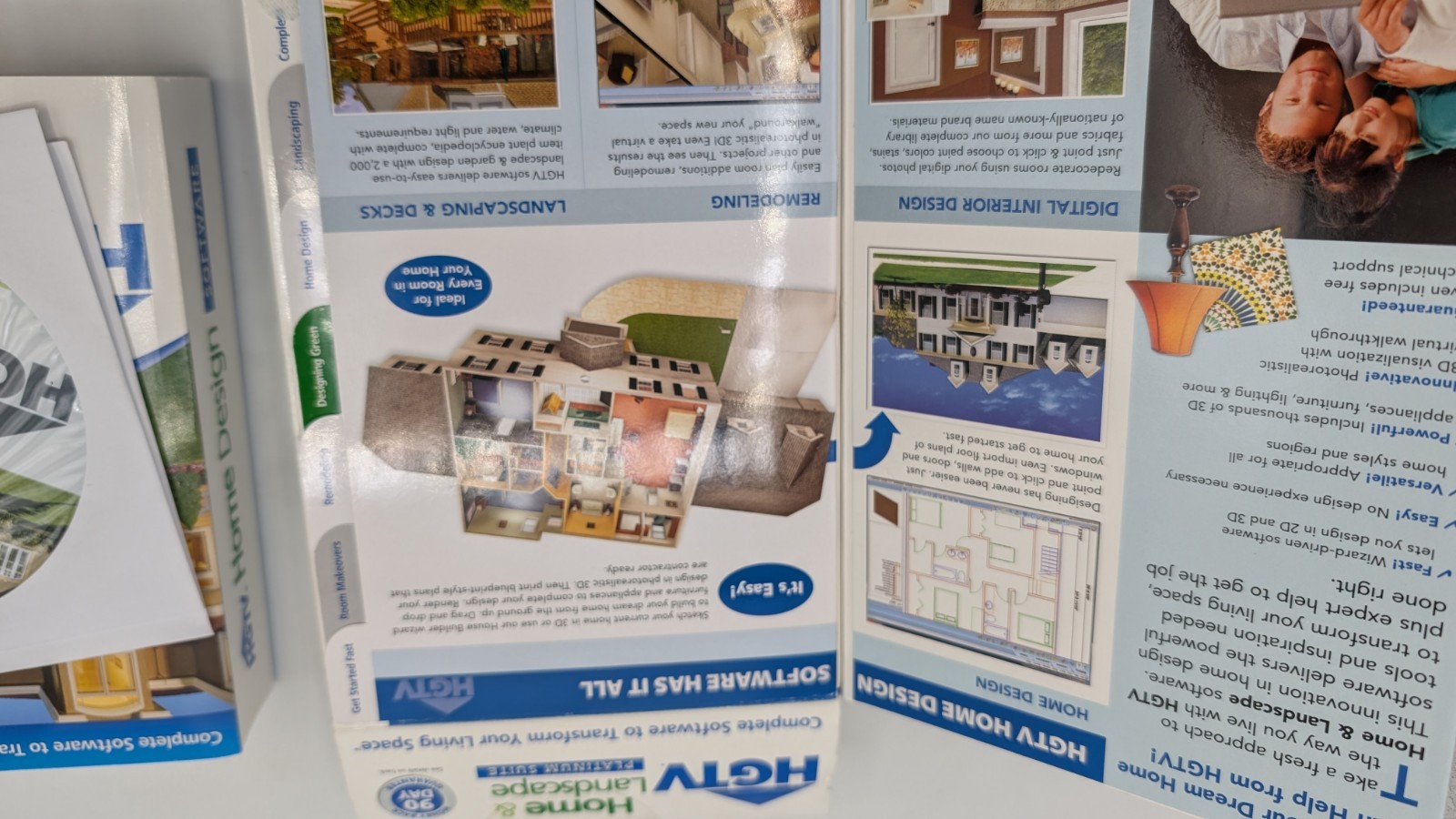 HGTV Home & Landscape Platinum Suite Software 2 Discs Box Manuals Complete Set