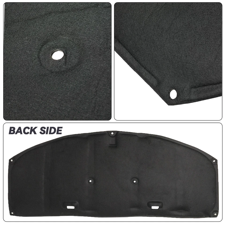 For Toyota Camry 2015-17 Front Hood Sound Insulation Pad Thermal Heat Black Mat - Imagem 4 de 4