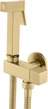 Doccetta per Bidet, Colore, Supporto Da Parete per WC, in Ottone, Rubinetti per 