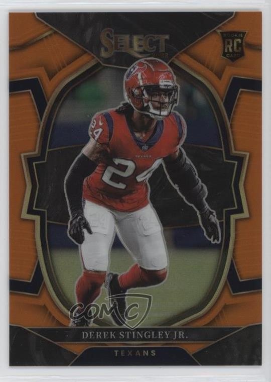 2022 Panini Select Concourse Orange Prizm 10/49 Derek Stingley Jr #48 14cm