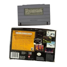 Super Star Wars: Empire Strikes Back (NES 1994) - Cartridge & Box Game [TESTED]