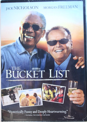 THE BUCKET LIST (DVD) Jack Nicholson Morgan Freeman BRAND NEW/Wrapped Ships Free