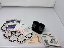 Sawyer View-Master Lot 1940s-50s Viewer 34 Reels Disney Christmas Fairy Tales
