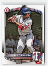 PABLO GUERRERO #BP-144 2025 BOWMAN RANGERS
