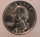 1964 Washington Quarter Proof Uncirculated Silver 25C Coin Uncertified