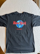 Men’s Vintage Hard Rock Cafe Orlando Tshirt Large Made In USA 100% Cotton