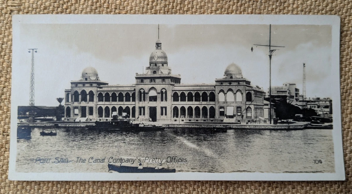 Carte Postale Ancienne Égypte – Gare D'Ismaïlia – Vintage Original (b34321)