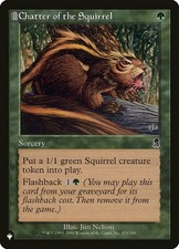 Chatter of the Squirrel - The List Light Play, English Magic the Gathering MTG T