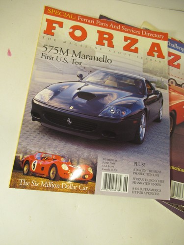 Vintage Lot 8 Forza Ferrari Magazine Full Year 2003 # 43,44,45,46,47,48,49,50 - Picture 6 of 11