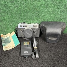 Vintage Yashica Electro 35 GS 35mm Rangefinder Camera w/ Case Cap Untested