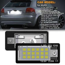 LED Kennzeichen Beleuchtung Für Audi A3 B6 B7 A4 8P A6 S4 Q7 keine Fehlermeldung