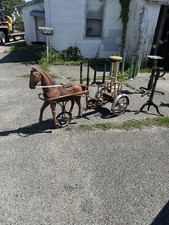 Antique Riding Pedal Horse