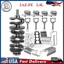 Engine Crankshaft Rods Bearing Piston Gaskets For Toyota Camry 2AZ-FE 2.4L