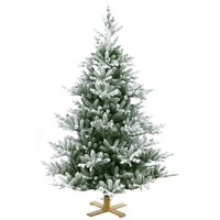 Artplants KüNstlicher Tannenbaum Mesa Speed, Beschneit, 210 Cm, Ø 150 Cm