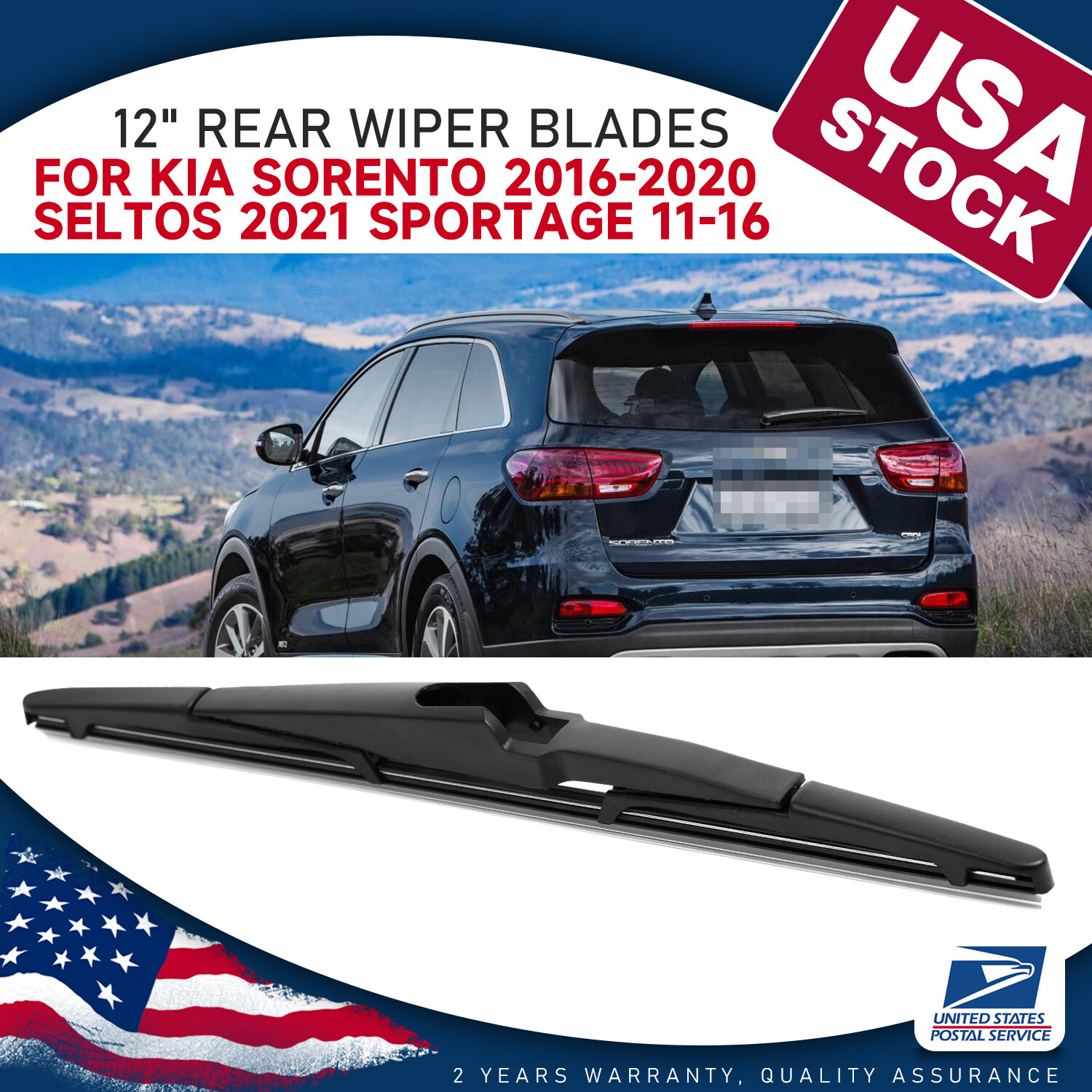 Rear Windshield Wiper Blade For Kia Sorento 2016-2020 Seltos 2021 SPORTAGE 11-16 - Foto 11