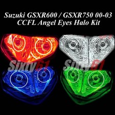 Suzuki Gsxr 600 750 2000 2001 2002 2003 Ccfl Demon Halo Angel Eyes Light Rings