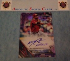 2016 Topps Chrome KALEB COWART Rookie RC Auto | Purple Refractor | SP # /250