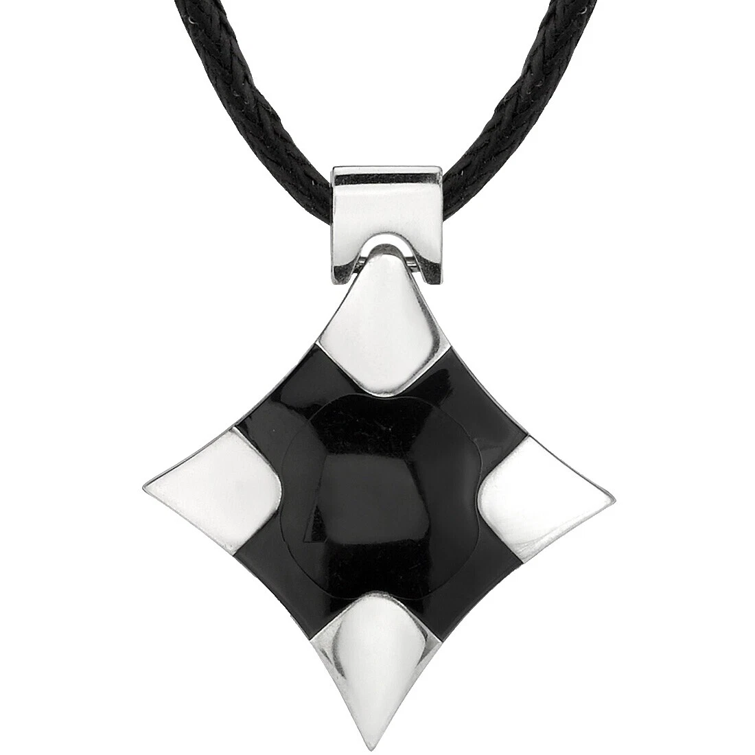 Black Surgical Steel Fashion Necklaces & Pendants
