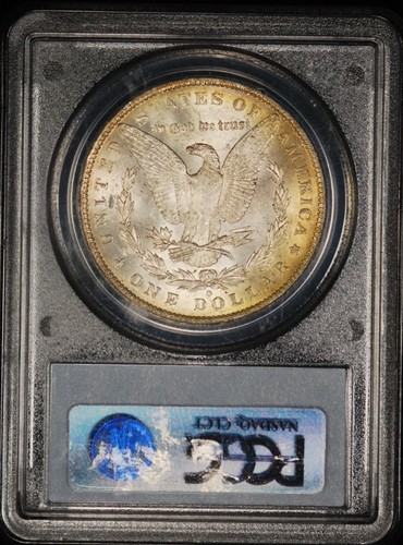 1884 O Morgan Silver Dollar PCGS MS64 Toned Obverse - Picture 6 of 7