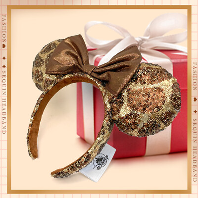 DisneyParks Animal Kingdom Giraffe Animal Print Sequin 
