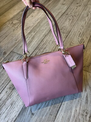 COACH Ava Tote Crossgrain Leather Handbag - F57526 | eBay