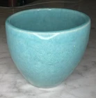Red Wing Pottery Robbin’s Egg Blue Cup/vase . 3.5” Red Wing Pottery