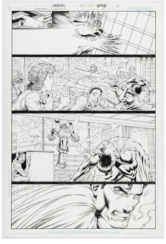 Churchill ADVENTURES OF SUPERMAN 639 pg 2 SUPERMA VS ECLIPSO - MY ONLY CHURCHILL