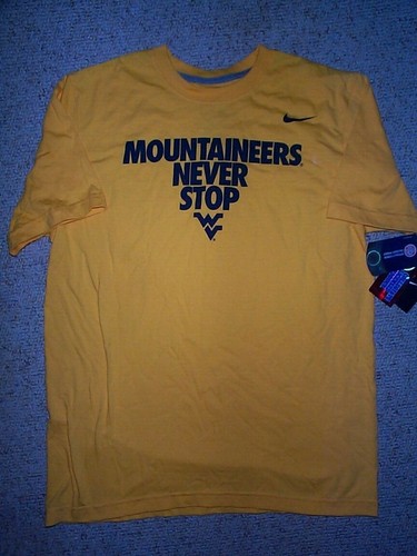 2025-2026 NIKE West Virginia Mountaineers ($25) Jersey Shirt MENS/MEN'S m-medium