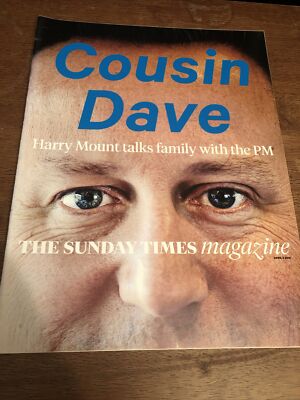Sunday Times David Cameron Nick Cave Ben Fogle Lesley Manville Oxford Boat Race