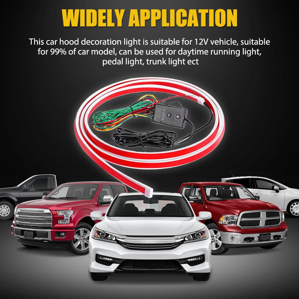 Tira de luz LED dinámica de escaneo para Ford F150 F250 Start F-350 señal de giro 180 Foto 2 de 4