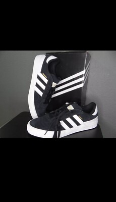 Adidas Busenitz Vulc II Men s Sneaker Skateboarding Shoe Black White NEW Size 10