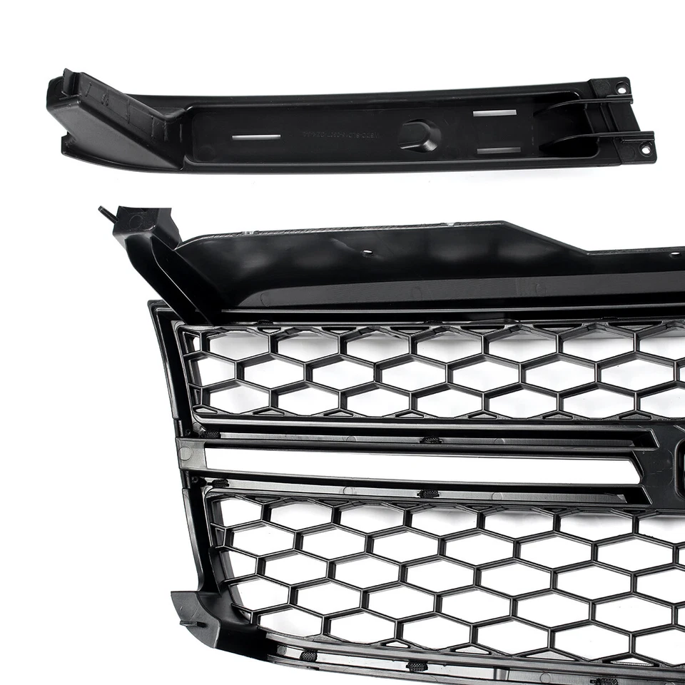 Front Upper Grille For Chevrolet Silverado 1500 2500 3500 03-07 Honeycomb Glossy Foto 4 de 4