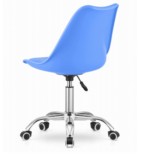 Chaise De Bureau ALBA – Bleu - Imagen 4 de 5