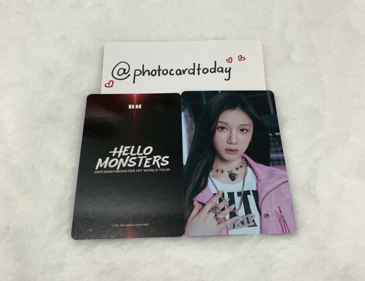 BABYMONSTER 2025 1ST WORLD TOUR HELLO MONSTERS OFFICIAL MERCH