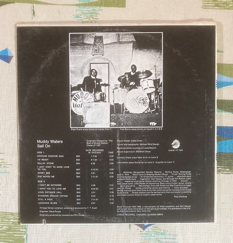 Muddy Waters SEALED LP Sail On 1969 Chess Blues M-/M - Picture 2 of 2